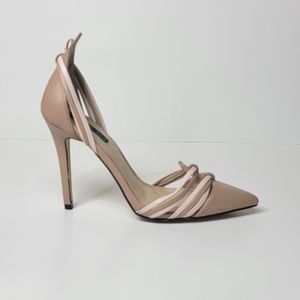 Izabella Rue Phoebe pointy toe anklestrap heels Size 8.5